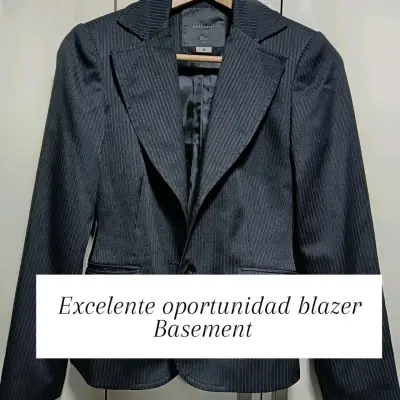Blazer gris oscuro excelente oportunidad - miniatura 1