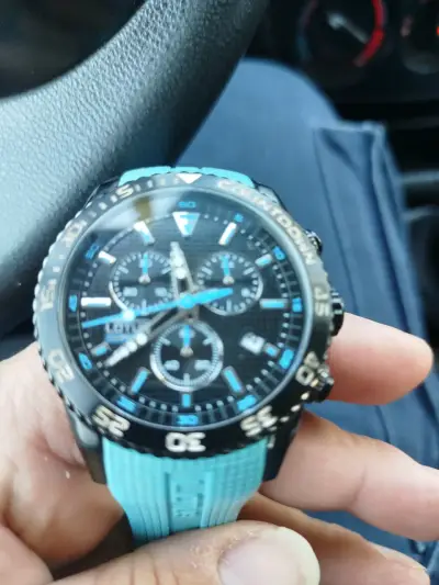 Reloj deportivo Lotus con correa azul - miniatura 2