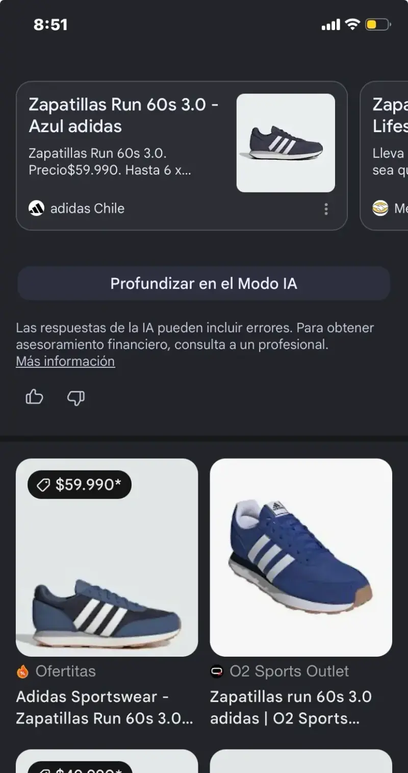 Zapatillas Adidas Run 60s 3.0 azul - 5