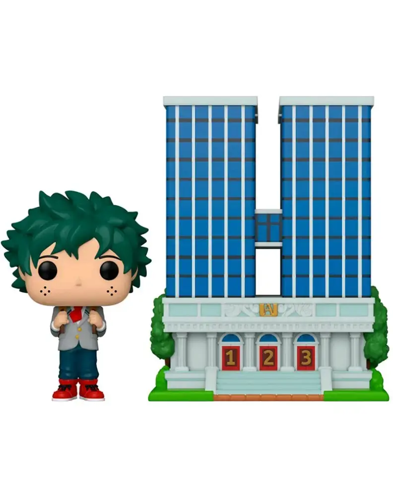 Figura Funko Pop Deku con edificio - 1