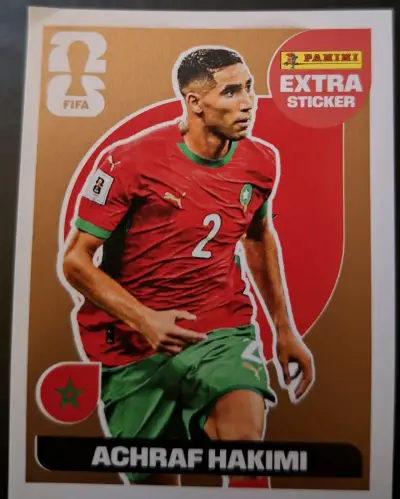 Lámina Panini FIFA  Hakimi Extra Sticker Bronce - miniatura 1