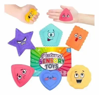 Juguetes sensoriales texturizados para niños - miniatura 1