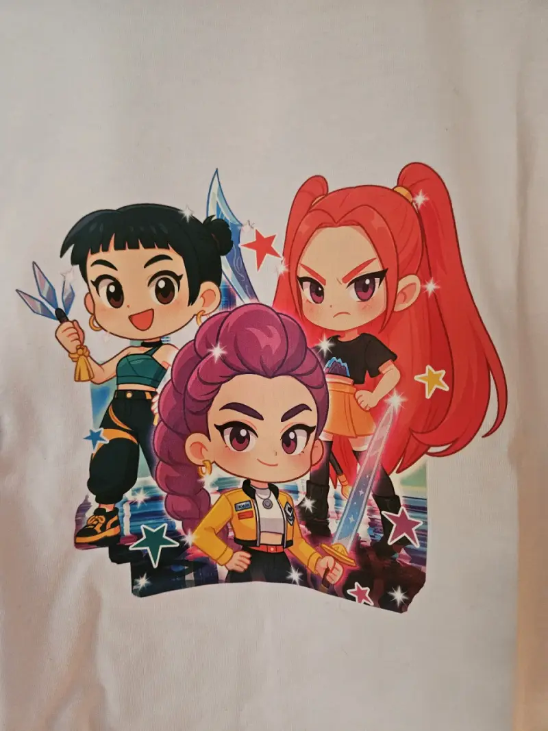 Polera blanca Guerreras K-Pop - 2