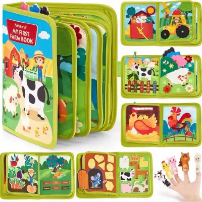 Libro de tela infantil 'My First Farm Book' - miniatura 1