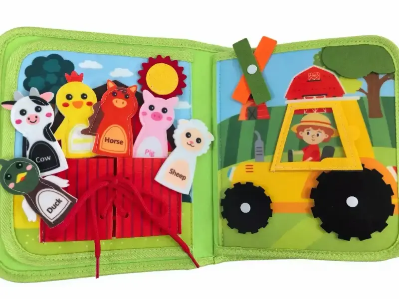 Libro de tela infantil 'My First Farm Book' - 2