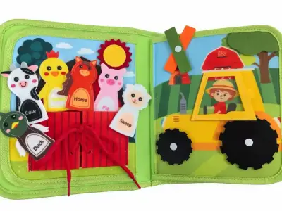 Libro de tela infantil 'My First Farm Book' - miniatura 2