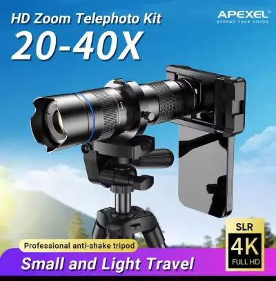 Kit de Teleobjetivo HD Zoom 20-40X con Trípode - miniatura 1