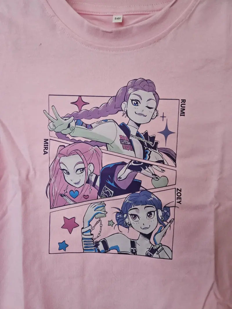 Polera rosa Guerreras K-Pop - 2