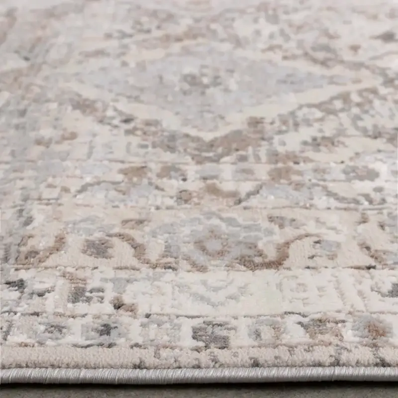 Alfombra decorativa estilo vintage beige 300x400cm - 2