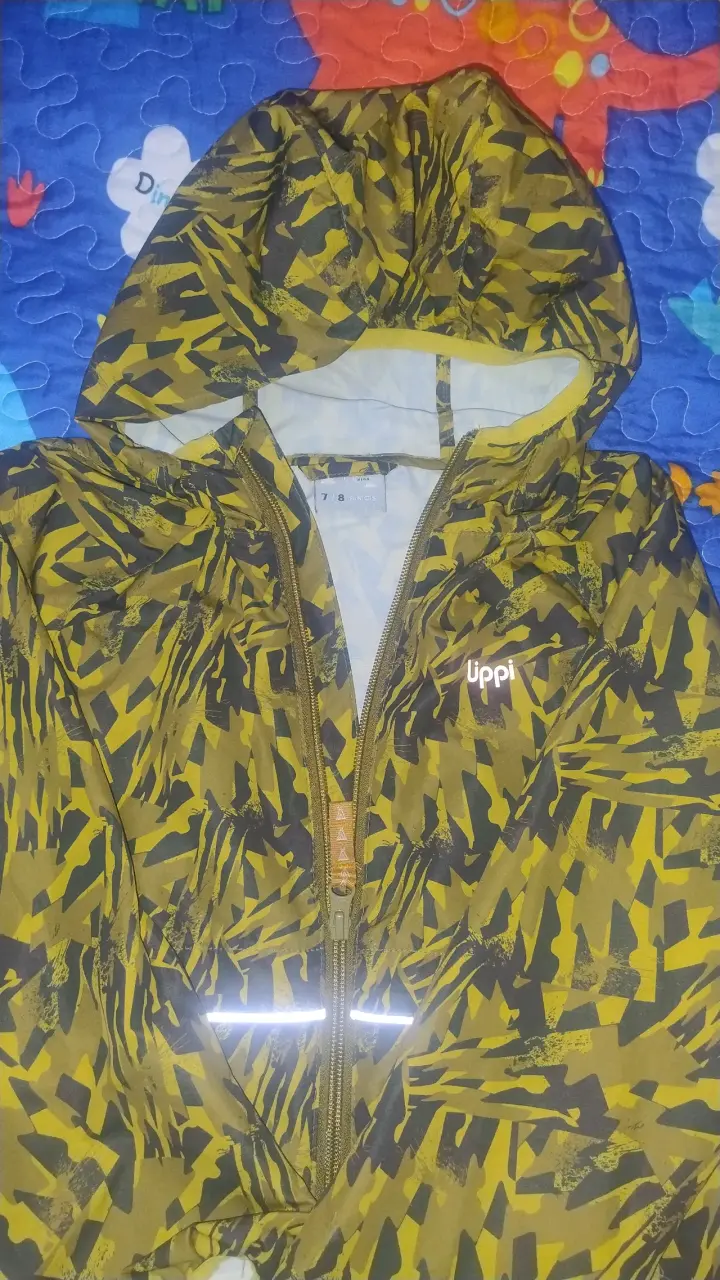 Chaqueta impermeable Lippi amarillo camuflado - 2