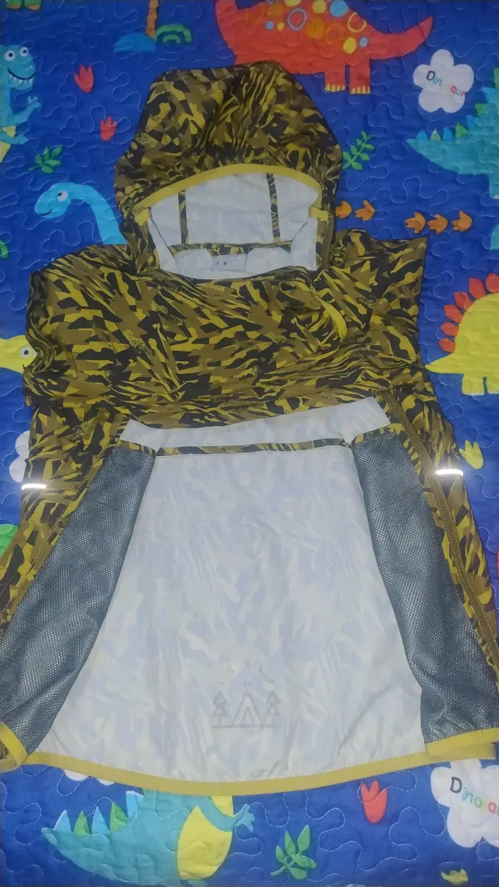 Chaqueta impermeable Lippi amarillo camuflado - 5