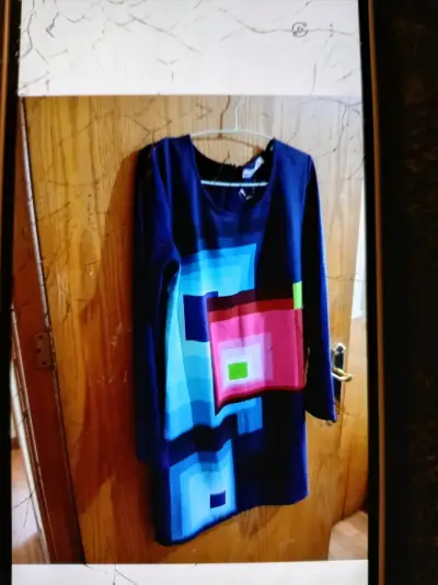 Vestido Desigual estampado geométrico multicolor - miniatura 1