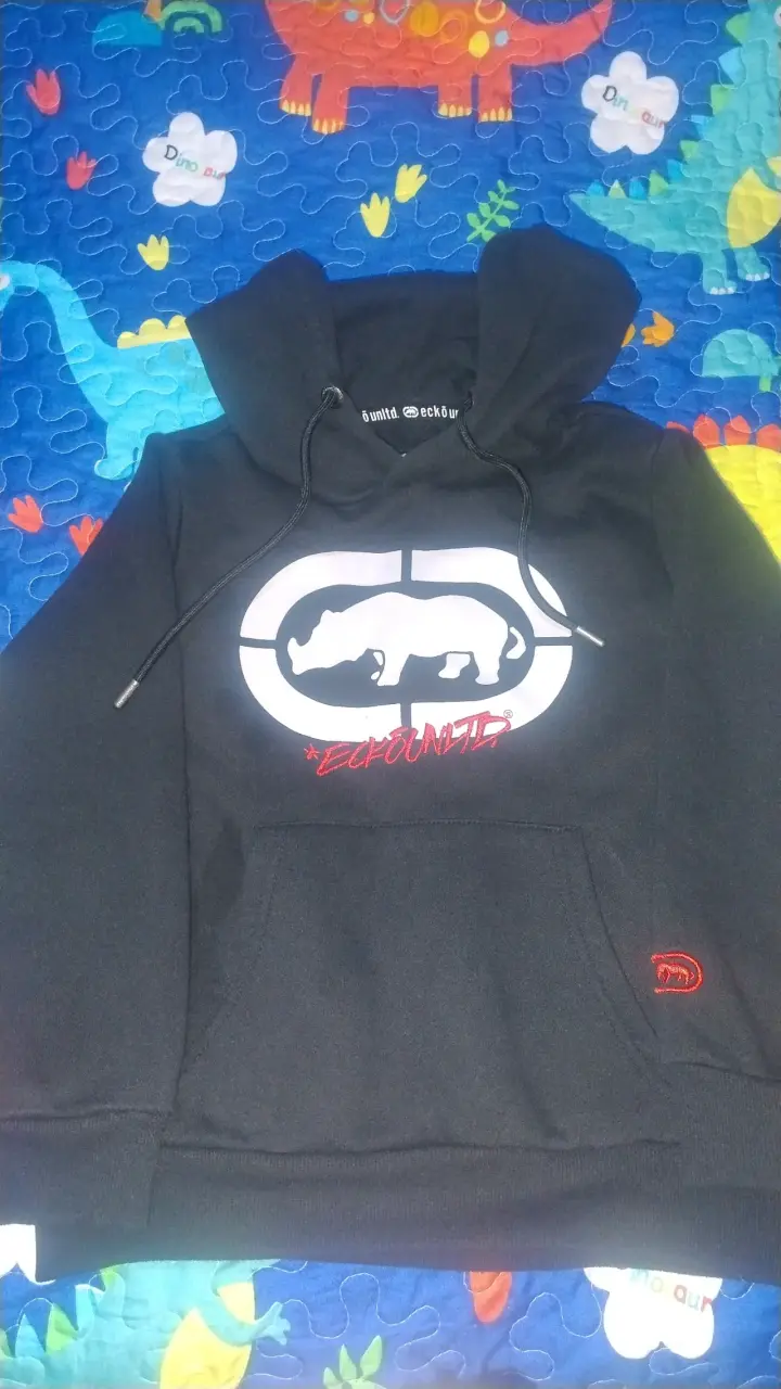 Polerón negro Ecko Unltd con capucha - 1