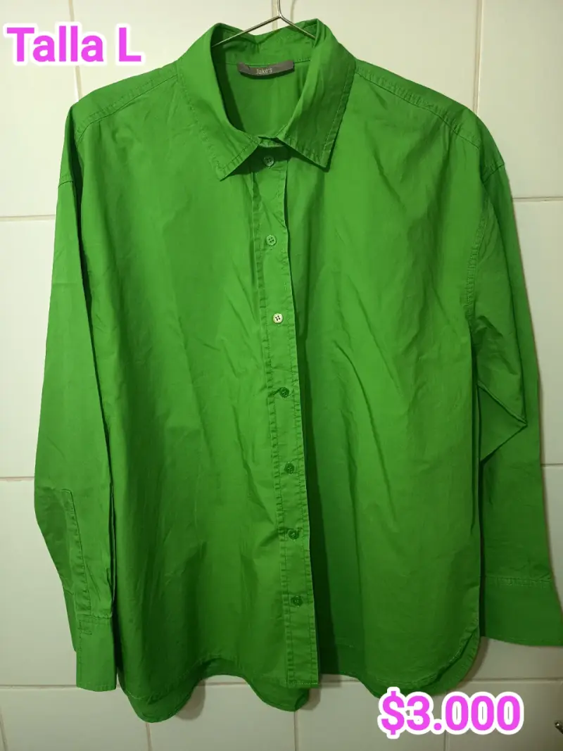 Camisa verde Jake's talla L