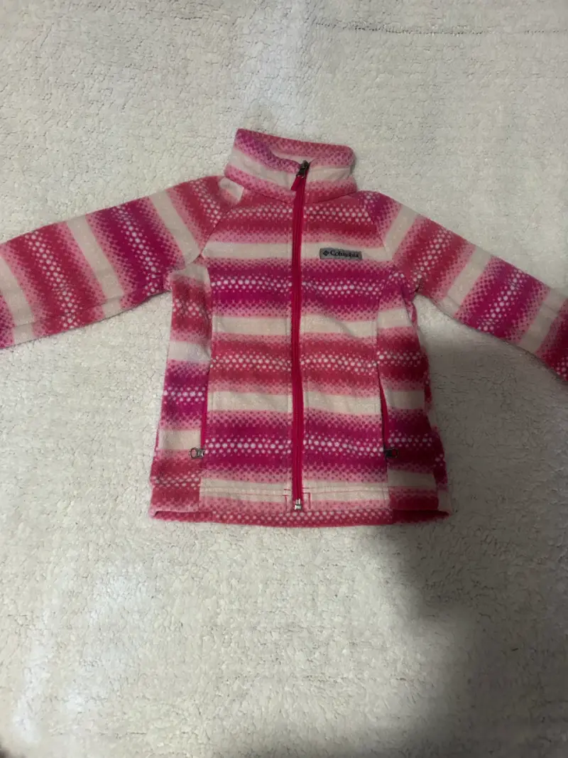 Chaqueta polar infantil Columbia rayada - 1