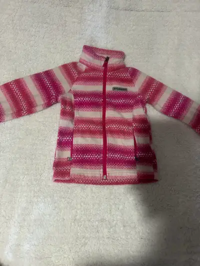 Chaqueta polar infantil Columbia rayada - miniatura 1