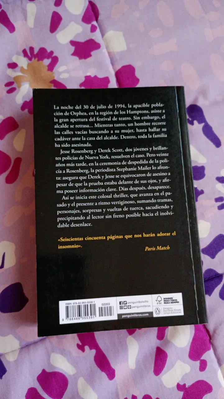 Libro 'La desaparición de Stephanie Mailer' - 2