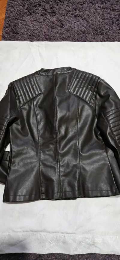 Chaqueta de cuero Wados café - miniatura 2