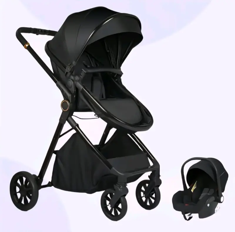 Coche de bebé con silla de auto - 3