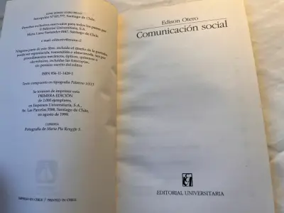 Libro Comunicación Social, Edison Otero - miniatura 6