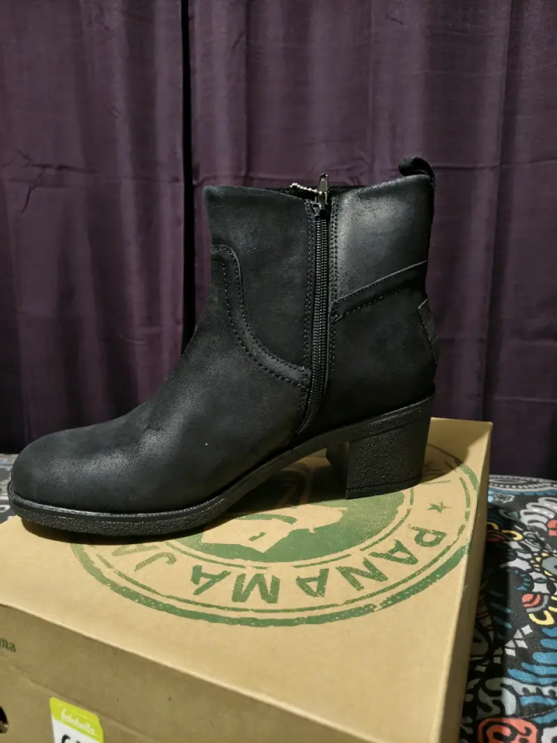 Botines de cuero negro Panama Jack - 2