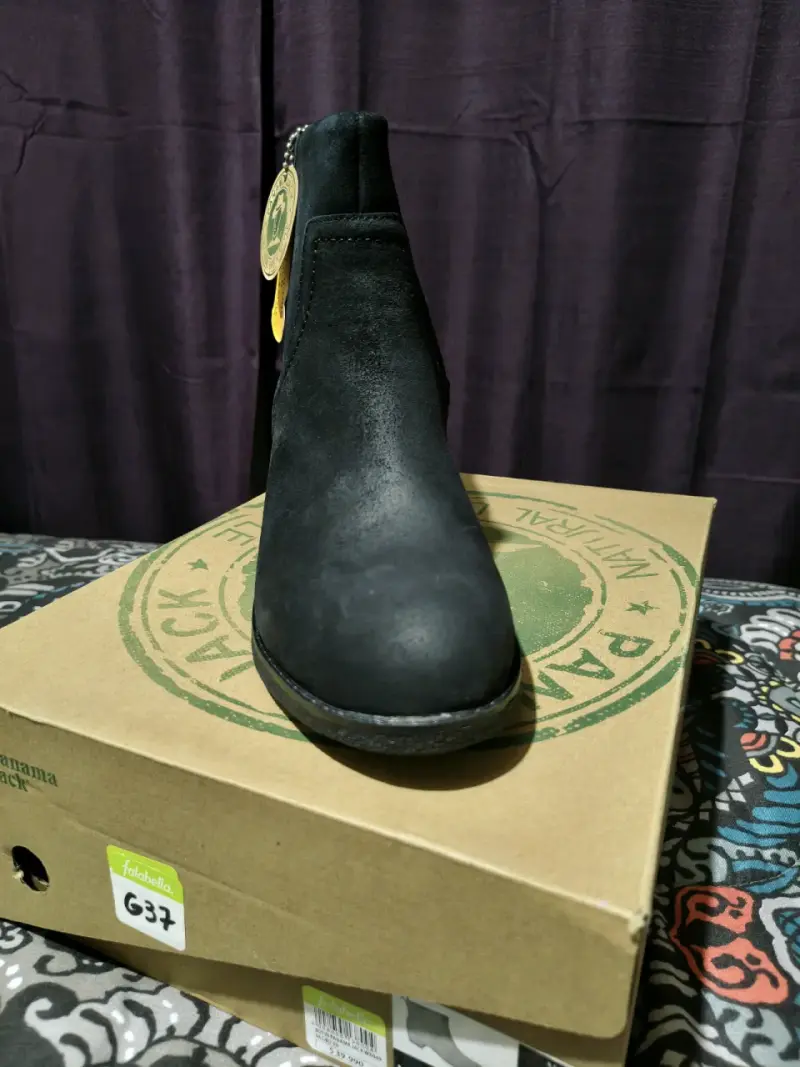 Botines de cuero negro Panama Jack - 3