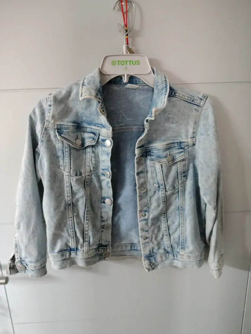 Chaqueta de mezclilla azul claro - 1