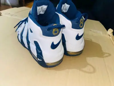 Zapatillas  Nike Air tempo original azul y blanco - miniatura 4