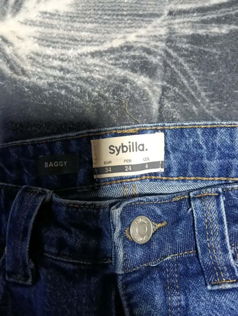 Jeans azul oscuro para mujer - 4