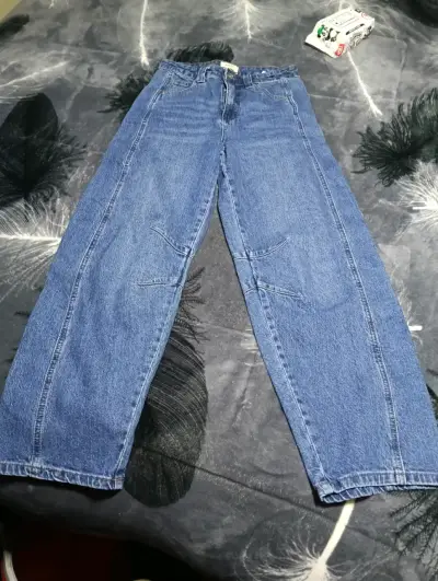 Jeans azul oscuro para mujer - miniatura 5