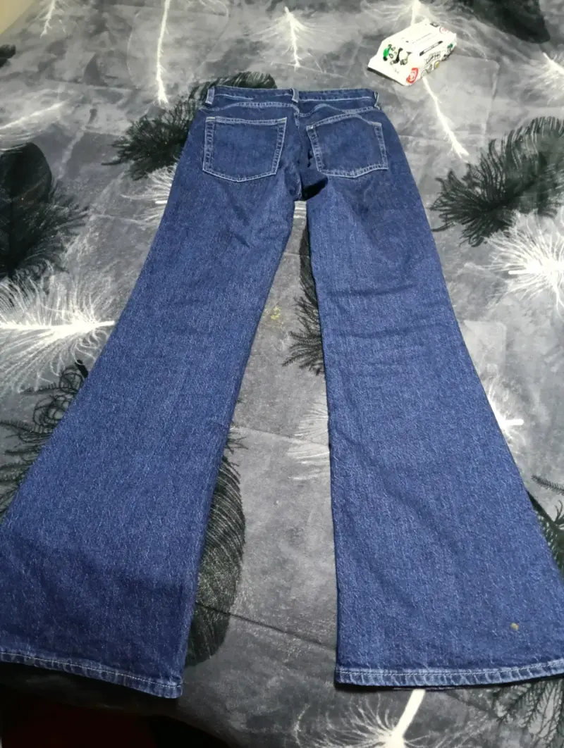 Jeans azul oscuro para mujer - 6