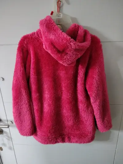 Chaqueta polar morada con capucha - miniatura 2