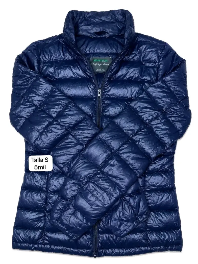 Chaqueta acolchada bicolor con capucha - 5