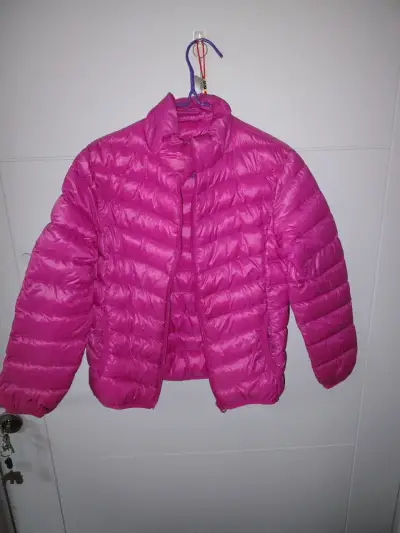 Chaqueta acolchada fucsia para mujer - miniatura 1