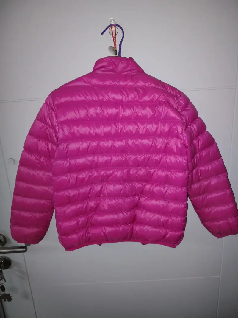 Chaqueta acolchada fucsia para mujer - 2