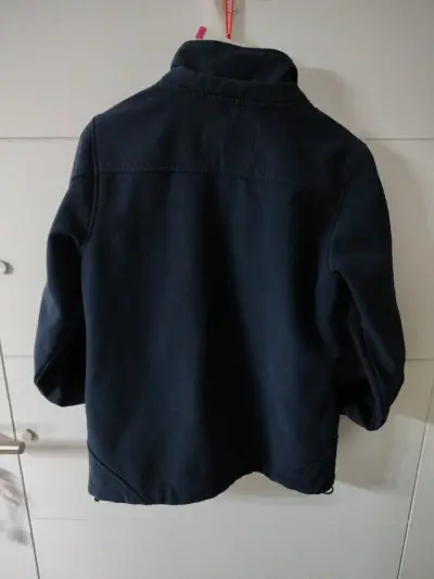 Chaqueta softshell azul marino con interior rosado - miniatura 3