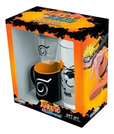Set de regalo Taza y Vasos Naruto Shippuden  y v - miniatura 1