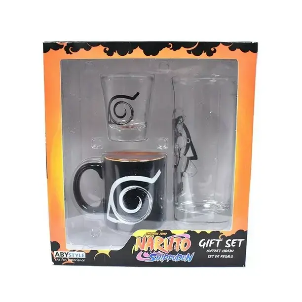 Set de regalo Taza y Vasos Naruto Shippuden  y v - 2