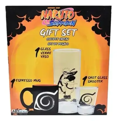 Set de regalo Taza y Vasos Naruto Shippuden  y v - miniatura 3