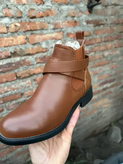 Hermoso Botines de cuero🍁🌷👢 marrón - miniatura 2