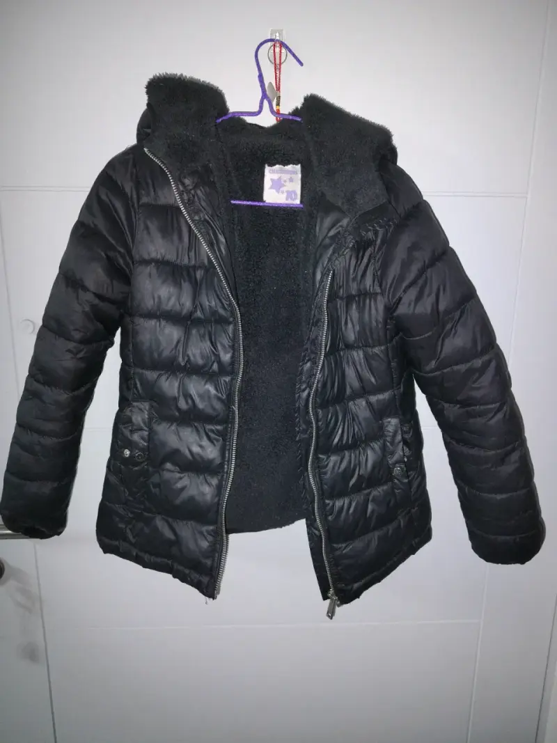Chaqueta acolchada negra para niños - 1