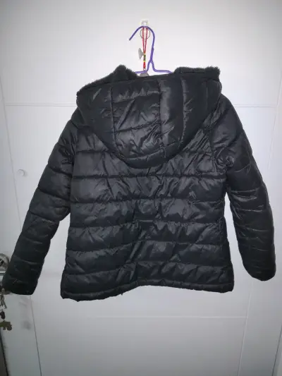 Chaqueta acolchada negra para niños - miniatura 2