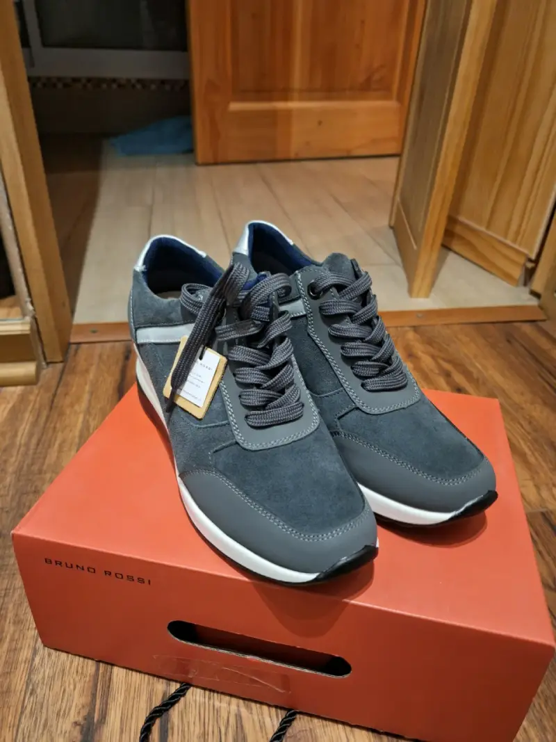 Zapatillas Bruno Rossi gris oscuro para hombre