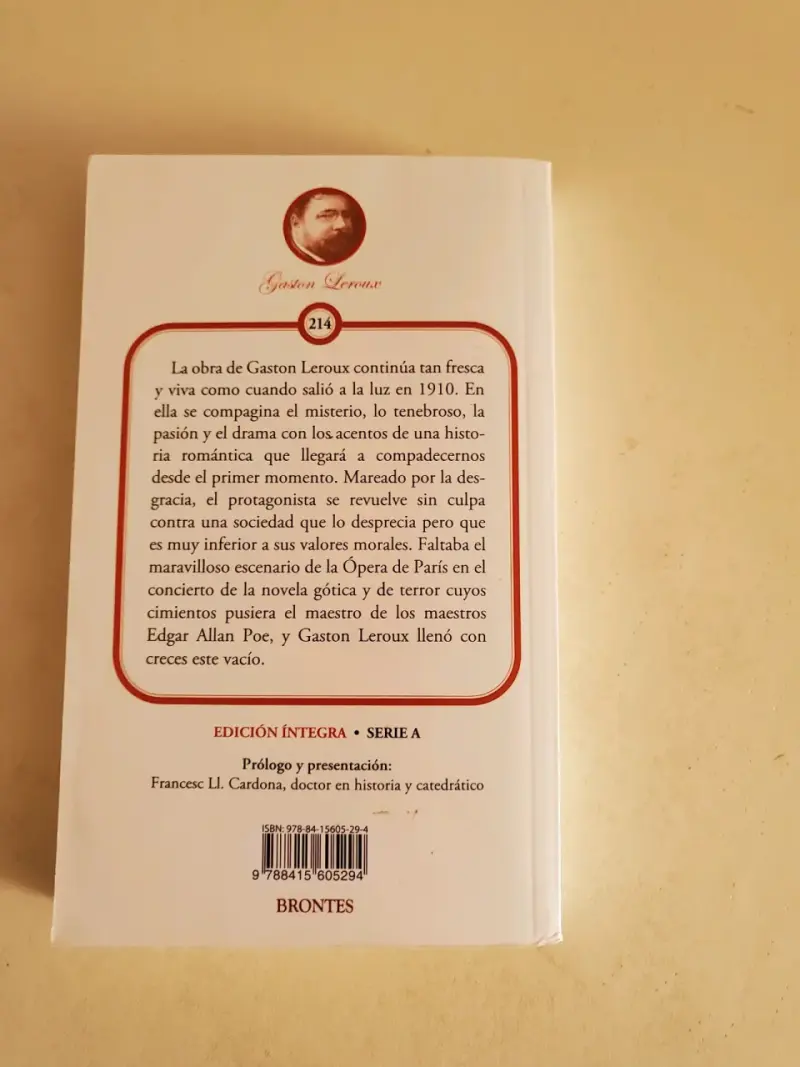 Libro 'El fantasma de la ópera' de Gaston Leroux - 2