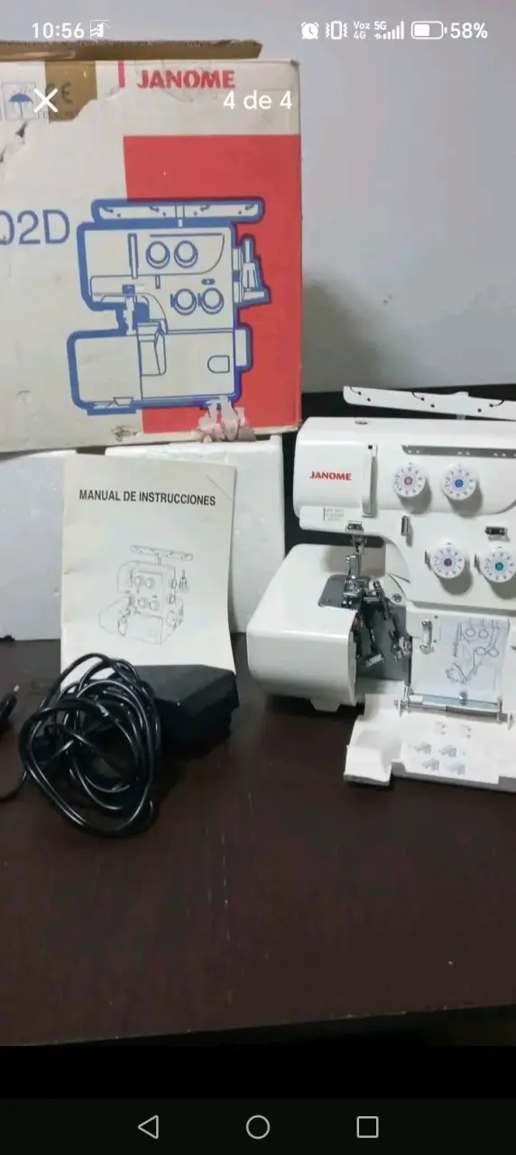 Máquina de coser overlock Janome 8002D - 1