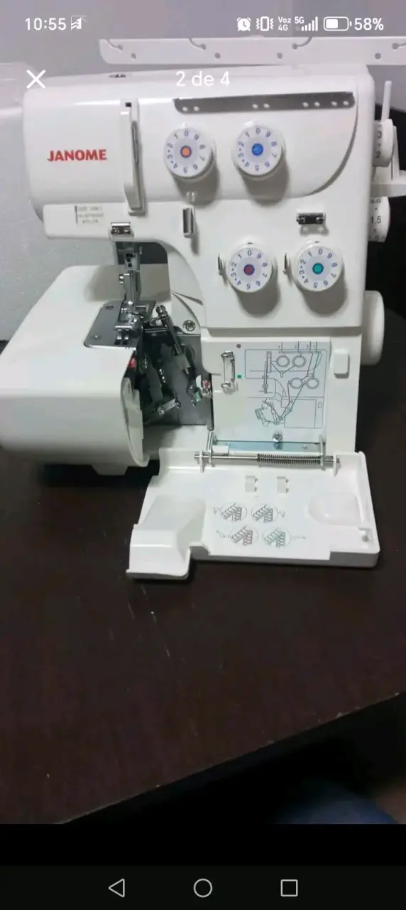 Máquina de coser overlock Janome 8002D - 4