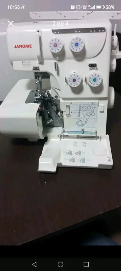 Máquina de coser overlock Janome 8002D - miniatura 4