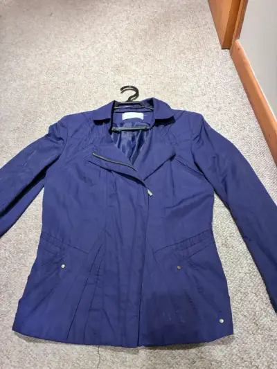 Chaqueta o Trench azul Ma Griffe, talla 40 - miniatura 1
