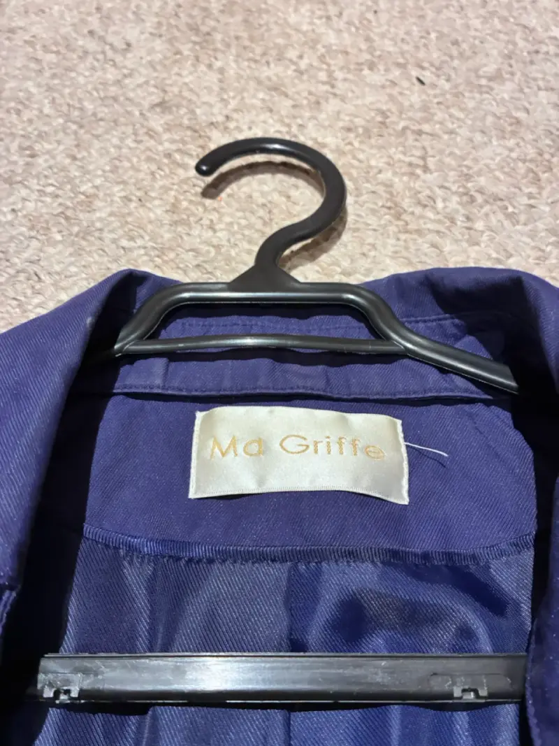 Chaqueta o Trench azul Ma Griffe, talla 40 - 4