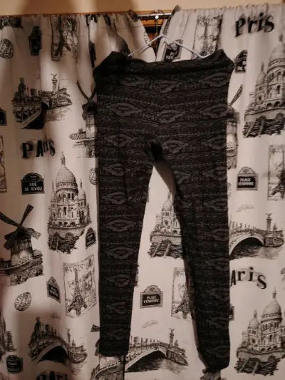 Leggings estampados gris oscuro talla S - miniatura 2